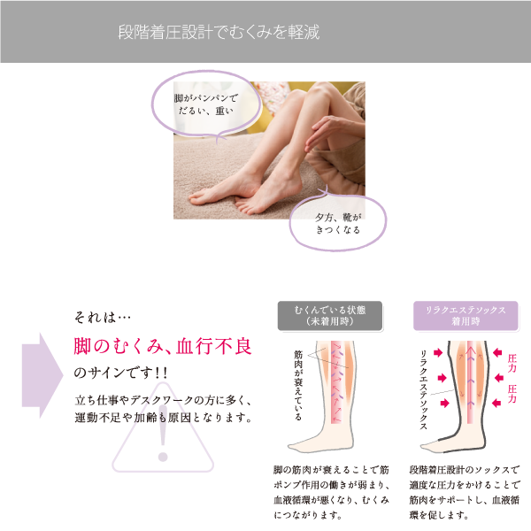 Be-fit おやすみリラクエステ うるおいソックス（2足組） 光電子 