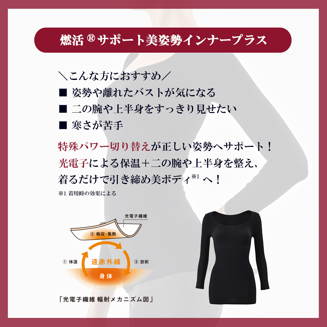 Be-fit 燃活®サポート美姿勢インナープラス